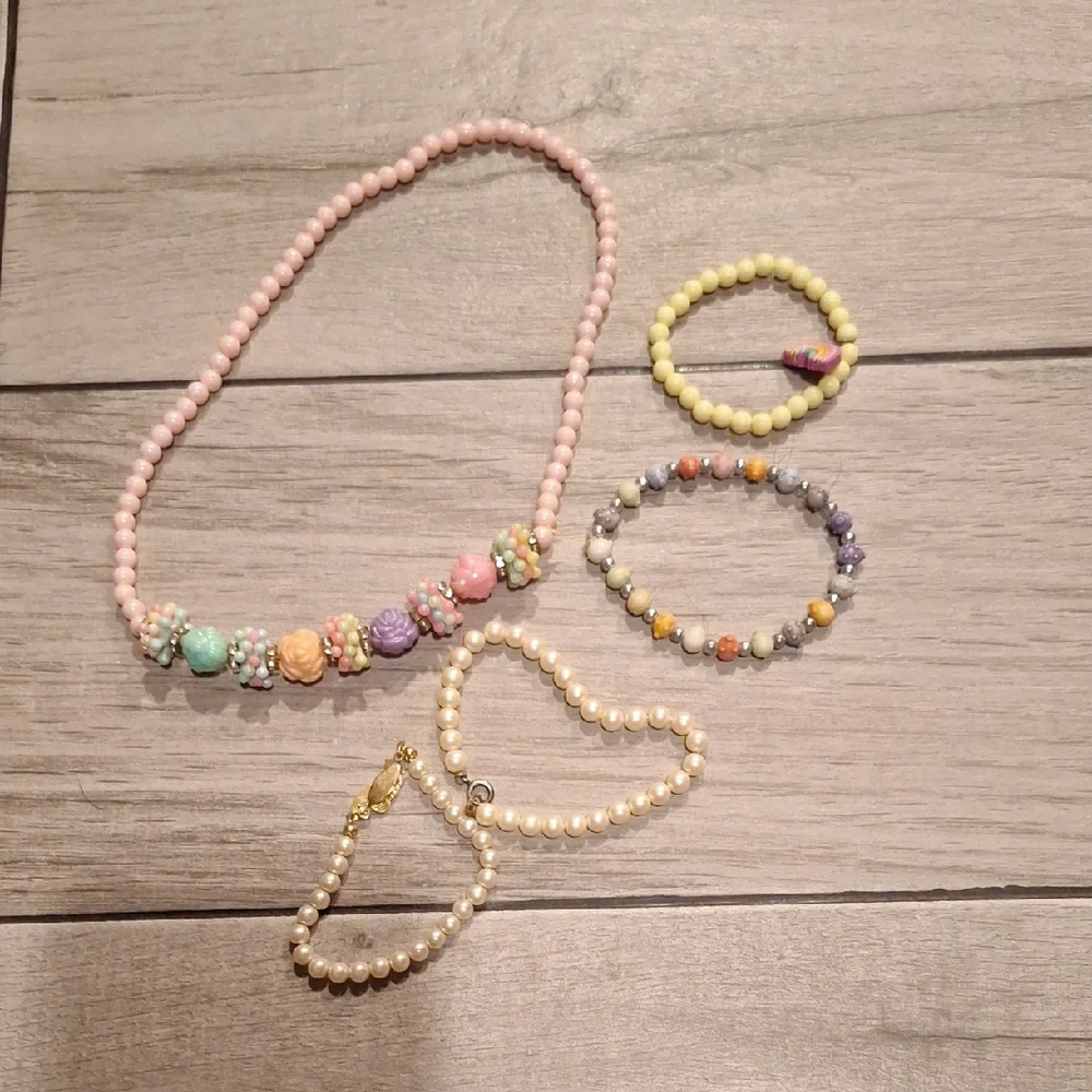 🍋‍🟩Colorful Beaded Jewelry Set💘